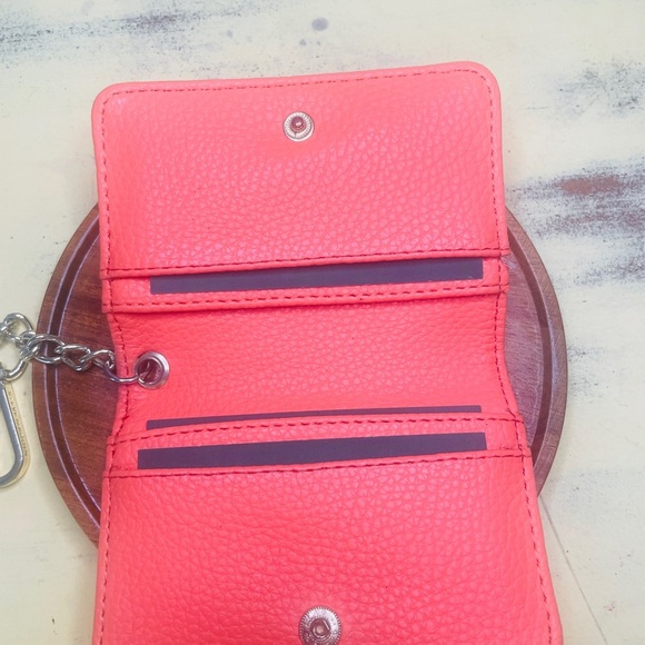 Orange Cardholder Keychain Wallet - Picture 7 of 12